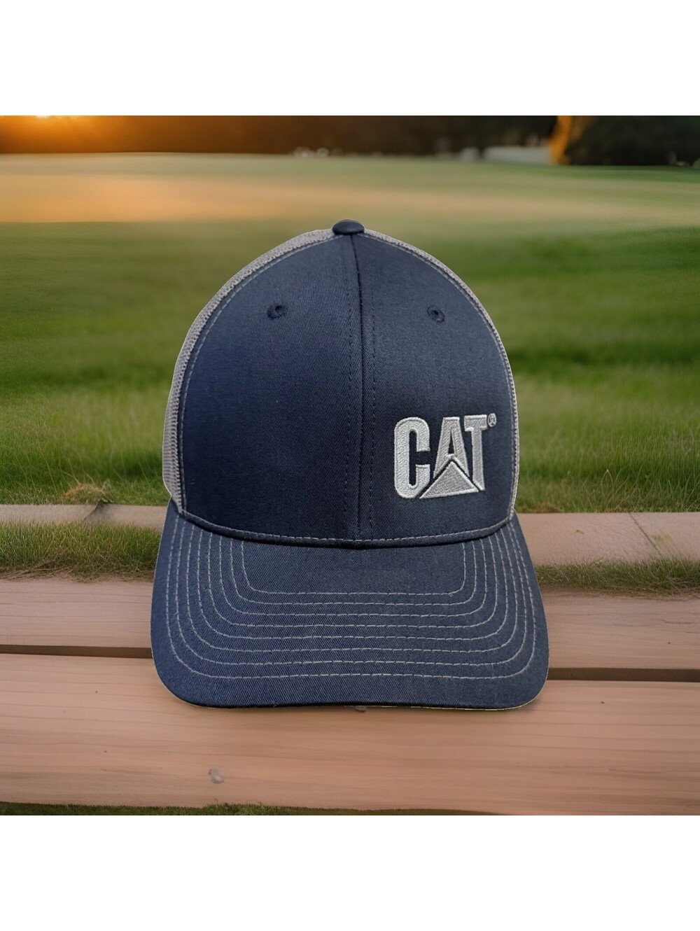 CAT Caterpillar Heavy Diesel Equipment Earth Movers Dozers Graders Baseball Cap
